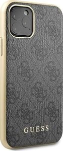 Guess Guess GUHCN58G4GG iPhone 11 Pro szary/grey hard case 4G Collection 5