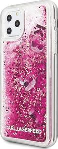 Karl Lagerfeld Karl Lagerfeld KLHCN65ROPI iPhone 11 Pro Max różowo-złoty/rosegold hard case Glitter 2
