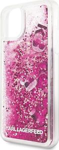 Karl Lagerfeld Karl Lagerfeld KLHCN65ROPI iPhone 11 Pro Max różowo-złoty/rosegold hard case Glitter 3