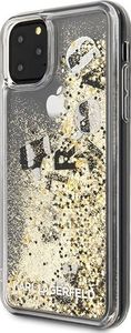 Karl Lagerfeld Karl Lagerfeld KLHCN65ROGO iPhone 11 Pro Max czarno-złoty/black & gold hard case Glitter 2