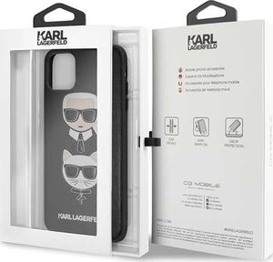Karl Lagerfeld Karl Lagerfeld KLHCN65KICKC iPhone 11 Pro Max hardcase czarny/black Karl & Choupette 7