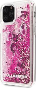 Karl Lagerfeld Karl Lagerfeld KLHCN58ROPI iPhone 11 Pro różowo-złoty/rosegold hard case Glitter 2