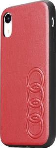 Etui Leather Case iPhone X/XS czerwone 1