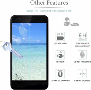 Szkło hartowane 5D LG K30 czarne Full Glue uniwersalny 3