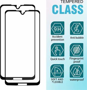 Szkło hartowane 5D MOTOROLA MOTO G7 PLAY czarne uniwersalny 2