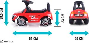 Milly Mally Pojazd Racer Pink-blue 2