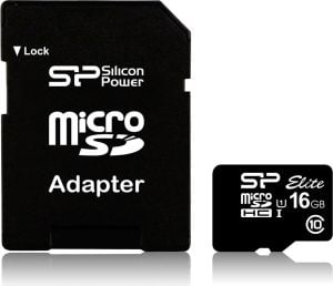 Karta Silicon Power Elite MicroSDHC 16 GB Class 10 UHS-I  (SP016GBSTHBU1V10-SP) 1