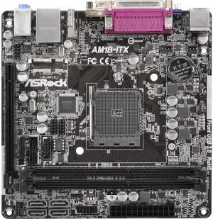 Płyta główna ASRock AM1B-ITX Socket AM1 (FS1b) (PCX/VGA/DZW/GLAN/SATA3/UAB3/DDR3) Mini-ITX (AM1B-ITX) 3