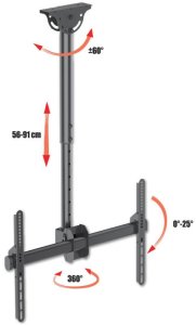 Techly Uchwyt sufitowy ICA-CPLB 946S 37'' - 70'' 5