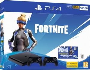 Sony Playstation 4 500GB + Fortnite + 2 x Dualshock 1