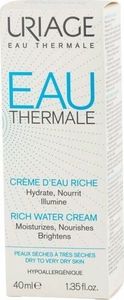 Uriage Krem do twarzy Eau Thermale Rich Water Cream nawilżający 40ml 2