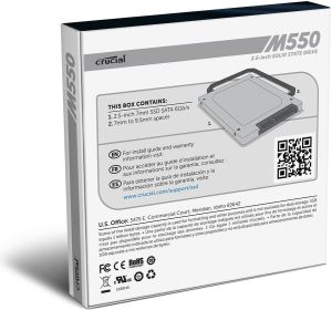 Dysk SSD Crucial 512 GB SATA III (CT512M550SSD1) 7