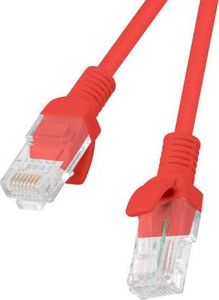 Lanberg Patchcord PCU5-20CC-0025-R kat.5e 0,25M czerwony 10-pack-PCU5-20CC-0025-R 1