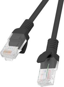 Lanberg Patchcord PCU5-20CC-0025-BK kat. 5e 0,25M czarny 10-pack-PCU5-20CC-0025-BK 1