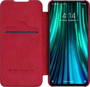 Nillkin Etui Nillkin QIN Xiaomi Redmi Note 8 Pro - czerwone 3