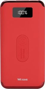 Powerbank Wesdar WS2 10000mAh Czerwony 2