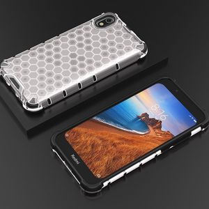 Hurtel Honeycomb etui pancerny pokrowiec z żelową ramką Xiaomi Redmi 7A przezroczysty uniwersalny 11