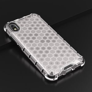 Hurtel Honeycomb etui pancerny pokrowiec z żelową ramką Xiaomi Redmi 7A przezroczysty uniwersalny 12