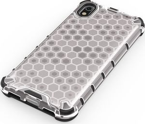 Hurtel Honeycomb etui pancerny pokrowiec z żelową ramką Xiaomi Redmi 7A przezroczysty uniwersalny 3