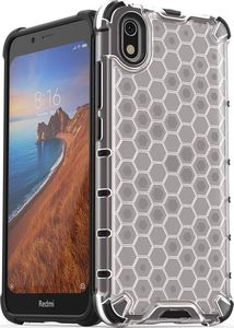 Hurtel Honeycomb etui pancerny pokrowiec z żelową ramką Xiaomi Redmi 7A przezroczysty uniwersalny 5