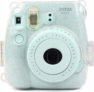 Pokrowiec LoveInstant Futerał Etui Pokrowiec Do Fujifilm Instax Mini 9 8 - Przezroczysty / Brokat 5