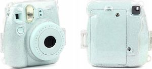 Pokrowiec LoveInstant Futerał Etui Pokrowiec Do Fujifilm Instax Mini 9 8 - Przezroczysty / Brokat 7