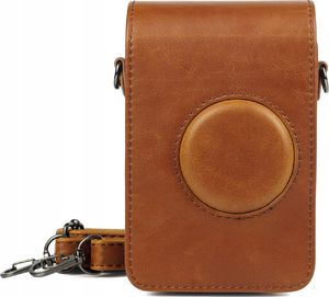 Pokrowiec LoveInstant Futerał Etui Pokrowiec Do Fujifilm Fuji Instax Mini Liplay - Brązowy 3