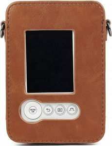 Pokrowiec LoveInstant Futerał Etui Pokrowiec Do Fujifilm Fuji Instax Mini Liplay - Brązowy 10