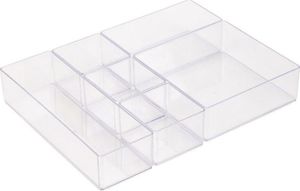 Eleganza Pojemnik organizer akrylowy na kosmetyki biżuterie uniwersalny 2