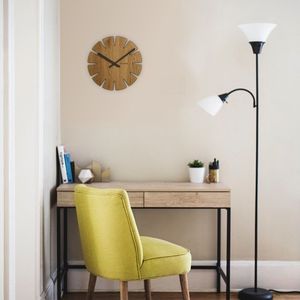 Vlaha Drewniany dębowy ręcznie wykonany zegar ścienny (VCT1015) 4