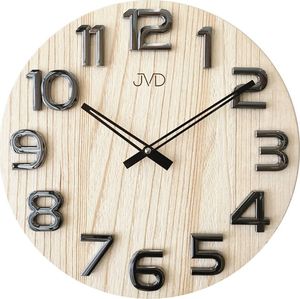 JVD Zegar ścienny (HT97.4) drewniany, średnica 40 cm 1