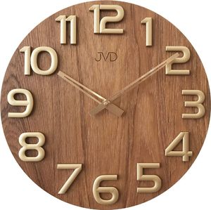 JVD Zegar ścienny (HT97.5) drewniany, średnica 40 cm 1