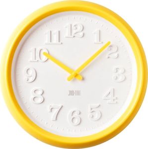 JVD Żółty zegar ścienny uniwersalny (H101.2) 1
