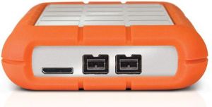Dysk zewnętrzny HDD LaCie HDD 2 TB Srebrno-pomarańczowy (9000448) 2