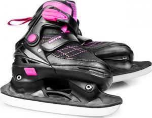 Rolki Spokey Doppio z wymienną płozą regulowane czarne r. 31-33 2