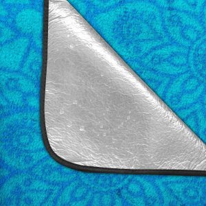 Spokey Koc piknikowy polarowy niebieski 210 x 180 cm PICNIC MANDALA 3