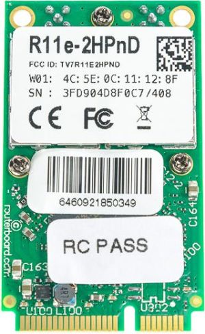 Karta sieciowa MikroTik Mini-PCIe Card (R11e-2HPnD) 4