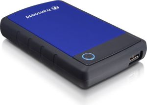 Dysk zewnętrzny HDD Transcend 25H3B 1TB Czarno-niebieski (TS1TSJ25H3B) 2