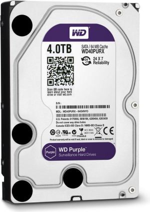 Dysk WD Purple 4TB 3.5" SATA III (WD40PURX) 2