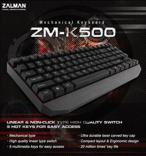 Klawiatura Zalman ZM-K500 czeska 2