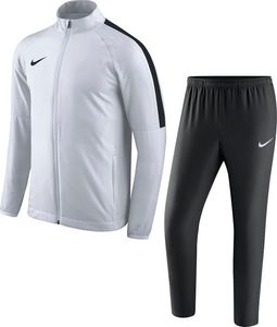 Nike Dres męski Nike M Dry Academy 18 Woven Tracksuit biało-czarny 893709 100 L 1