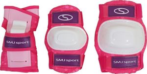 Rolki SMJ sport Combo Set 2w1 z wymienną płozą regulowane różowe r. 26-29 10