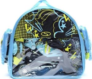 Rolki SMJ sport Rolki Combo Diego turkusowe r. 31-34 + kask + ochraniacze + torba 12