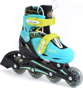 Rolki SMJ sport Rolki Combo Diego turkusowe r. 31-34 + kask + ochraniacze + torba 5