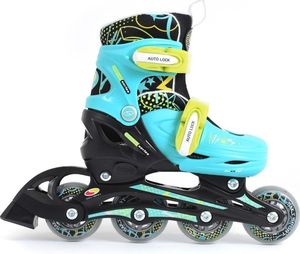 Rolki SMJ sport Rolki Combo Diego turkusowe r. 31-34 + kask + ochraniacze + torba 6