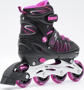 Rolki SMJ sport LEA z wymienną płozą regulowane czarne r. 34-37 4