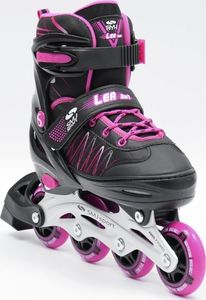 Rolki SMJ sport LEA z wymienną płozą regulowane czarne r. 34-37 6