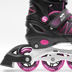 Rolki SMJ sport LEA z wymienną płozą regulowane czarne r. 34-37 10