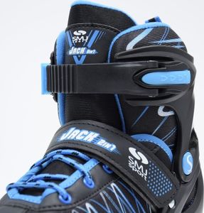 Rolki SMJ sport Jack z wymienną płozą regulowane czarne r. 34-37 12