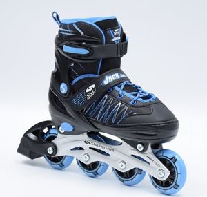 Rolki SMJ sport Jack z wymienną płozą regulowane czarne r. 34-37 3
